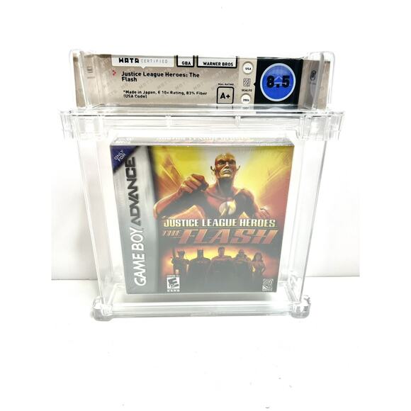 New GBA Wata 8.5 A+ Justice League Heroes The Flash Nintendo Game Boy Advance